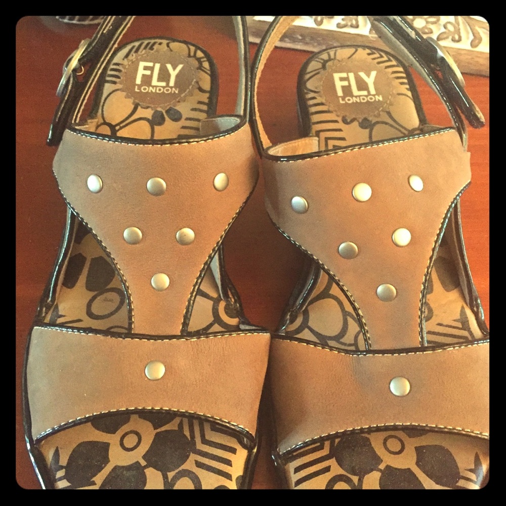 FLY LONDON with Silver Tack Embellishments